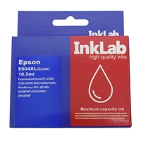 InkLab 604 Epson Compatible Cyan Replacement Ink is a high-quality ink cartridge designed to be used with select Epson printers. This cartridge is specifically designed to replace the Epson 604 Cyan ink cartridge.The InkLab 604 Epson Compatible Cyan Replacement Ink cartridge contains premium-quality ink that is formulated to deliver sharp and crisp Cyan text. The ink is fade-resistant and produces prints with sharp