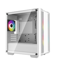 SPACIOUS MID-TOWER CASEThe DeepCool CC360 WH ARGB Micro-ATX case offers outstanding value with spacious component compatibility