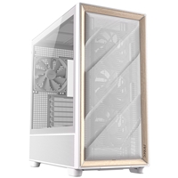 FLUX Mid-Tower PC Gaming Case White/WoodInnovative Design & Superior AirflowThe FLUX mid-tower case by Antec is built with a cutting-edge airflow system designed to optimize cooling performance. The case features a unique combination of multi-directional vents and a large-area mesh front panel