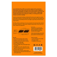 prevo Anti-Glare Privacy Filters are precision-engineered for professional environments where data security and screen clarity are critical. Designed to restrict the viewing angle to 60 degrees