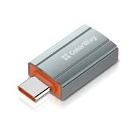 ColorWay CW-AD-ACThe Colorway USB-A to Type-C adapter is a miniature adapter that allows you to charge and synchronize mobile gadgets with PCs or laptops that have a USB Type-C interface. This adapter will also be a great solution for connecting various peripheral equipment or media with the interface USB-A. The adapter has miniature dimensions