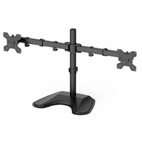 Save valuable desk space and improve overall viewing with the GameMaxDM100 Monitor Stand. Made from high grade steel