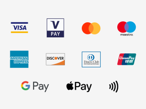We accept card payments with